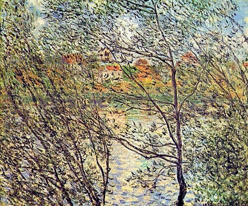 Le printemps à travers les branches