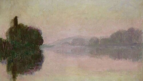 La Seine à Port-Villez, effet du soir