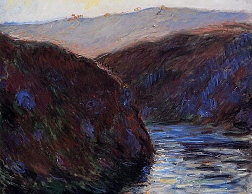 Vallée de la Creuse, effet du soir