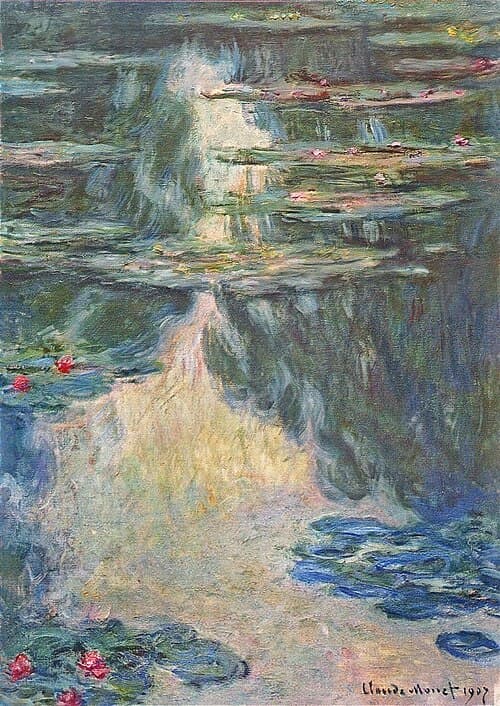 Water Lilies, Gray Weather