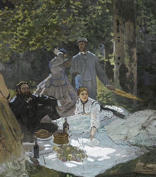 Luncheon on the Grass, Central Panel