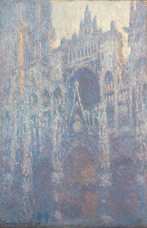 Rouen Cathedral, Portal, Morning Light
