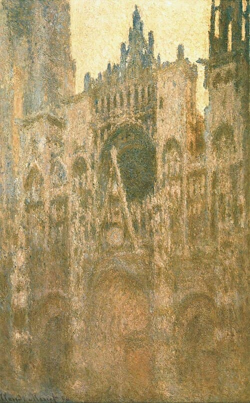 Rouen Cathedral, Portal, Morning Light