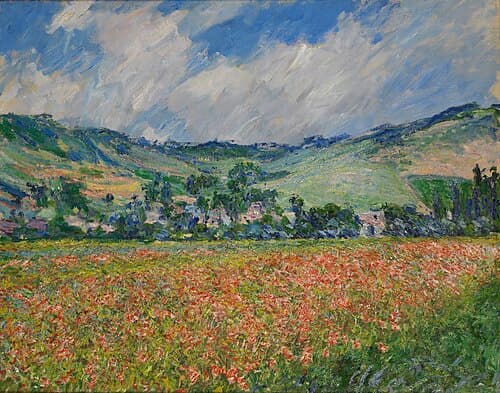 Poppy Field. Around Giverny