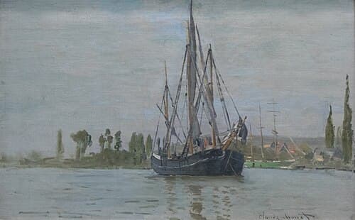 Anchored Chasse-marée