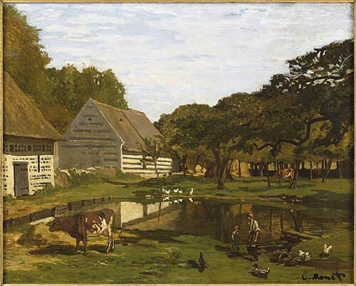 Farm Courtyard in Normandy