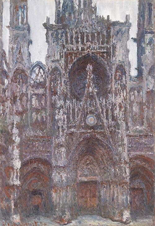Rouen Cathedral, Portal, Front View
