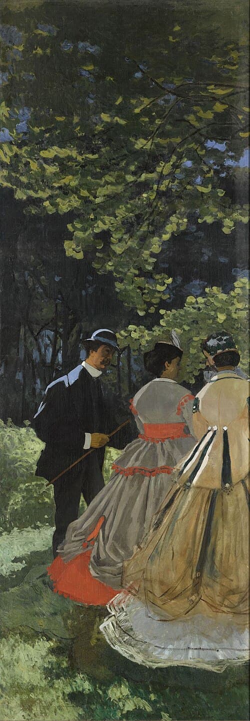 Luncheon on the Grass, Left Panel