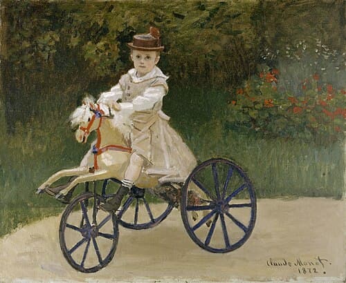 Jean Monet (1867–1913) on His Hobby Horse