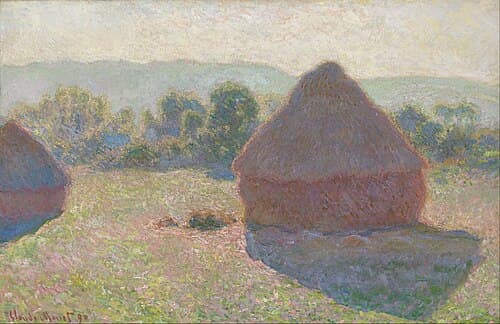 Haystacks, midday