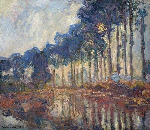 Les peupliers, automne