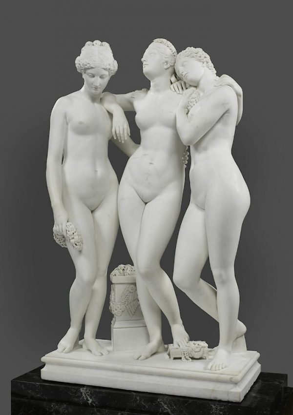 Les Trois Graces - Jean-Jacques Pradier - 1831 - France | Academia Aesthetics
