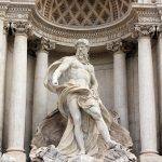 Statue on the Trevi Fountain - Nicola Salvi - 1762 - Italy | Academia Aesthetics