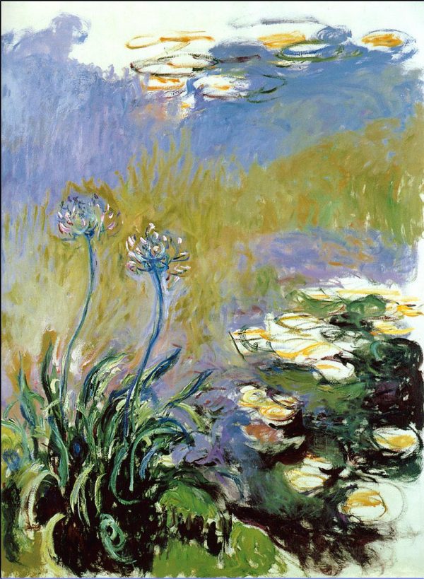 Agapanthus - Claude Monet - 1923 | Academia Aesthetics