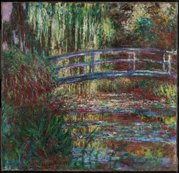 Brücke in Monets Garten - Claude Monet - 1895-to-1920 | Academia Aesthetics