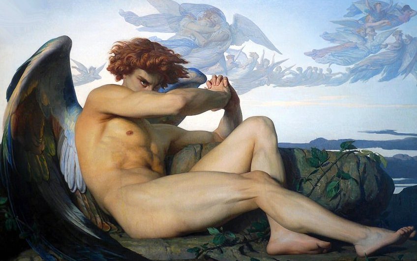 (Hatred) Fallen Angel - Alexandre Cabanel - 1847 - France | Academia Aesthetics