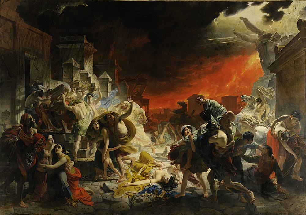 (Sadness) The Last Day of Pompeii - Karl Bryullov - 1833 - Russia | Academia Aesthetics