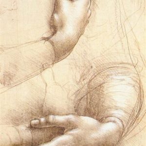 Study of Hands - Leonardo da Vinci -  c. 1474 - Italy | Academia Aesthetics