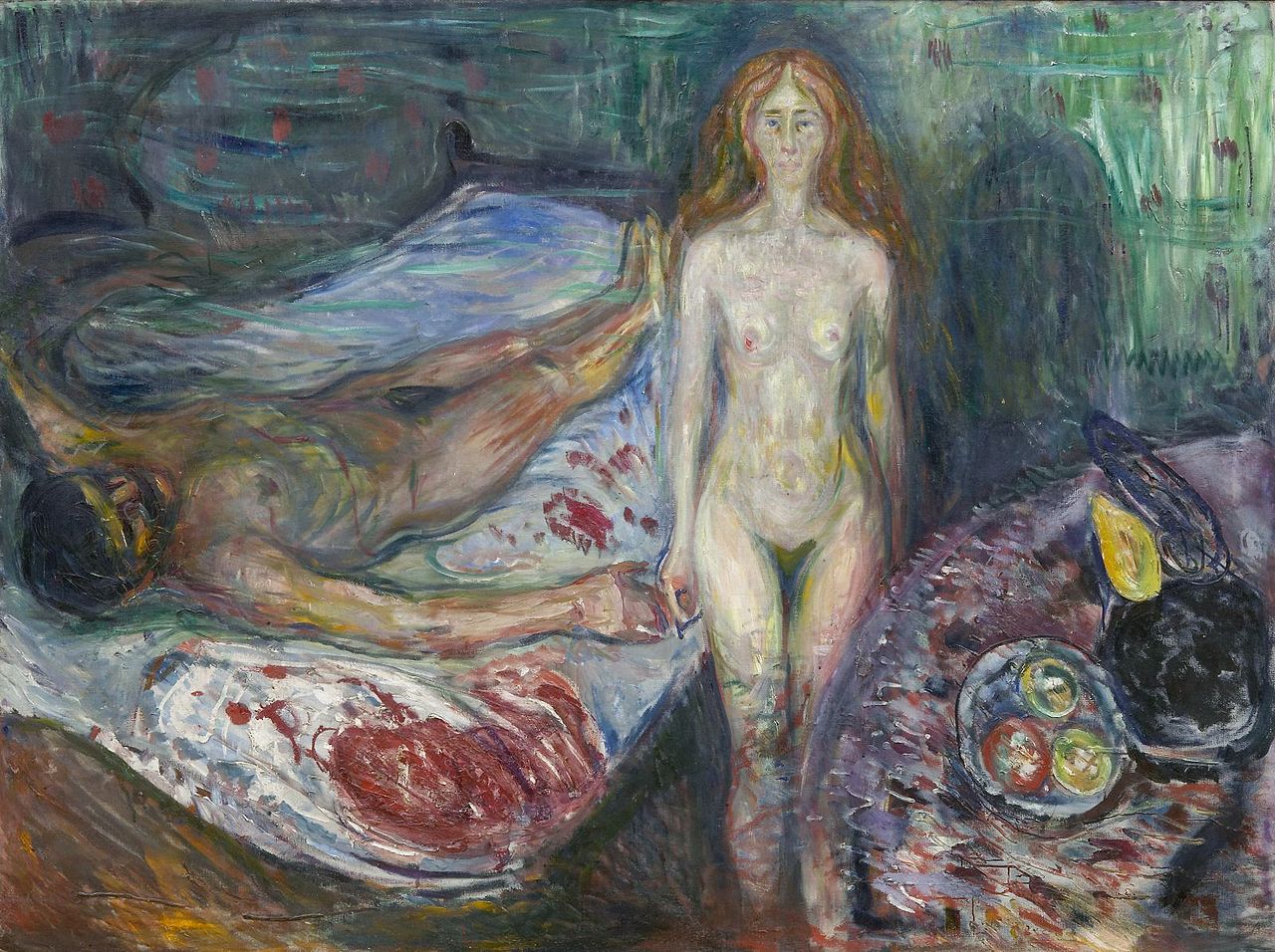 The Death of Marat - Edvard Munch - 1907 - Norway | Academia Aesthetics