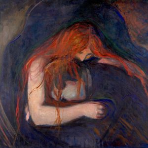 Vampire/Love and Pain - Munch - 1893 -  Berlin | Academia Aesthetics