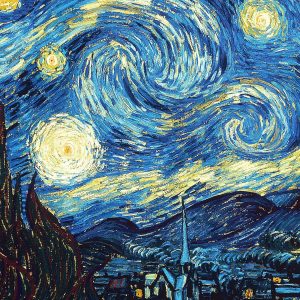 Starry Night - Vincent Van Gogh - 1889 - France | Academia Aesthetics
