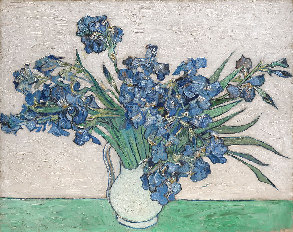 Irises - Vincent Van Gogh - 1889–1889 - USA | Academia Aesthetics