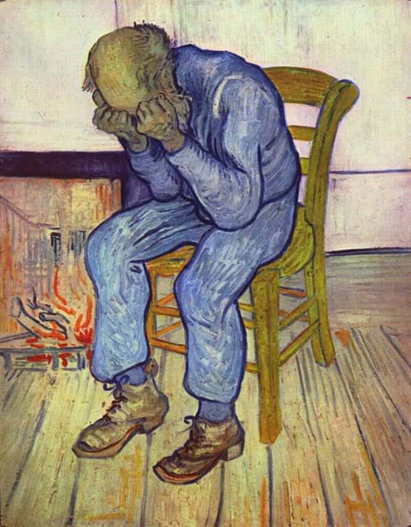 At Eternity's Gate - Vincent Van Gogh - 1890 - France | Academia Aesthetics