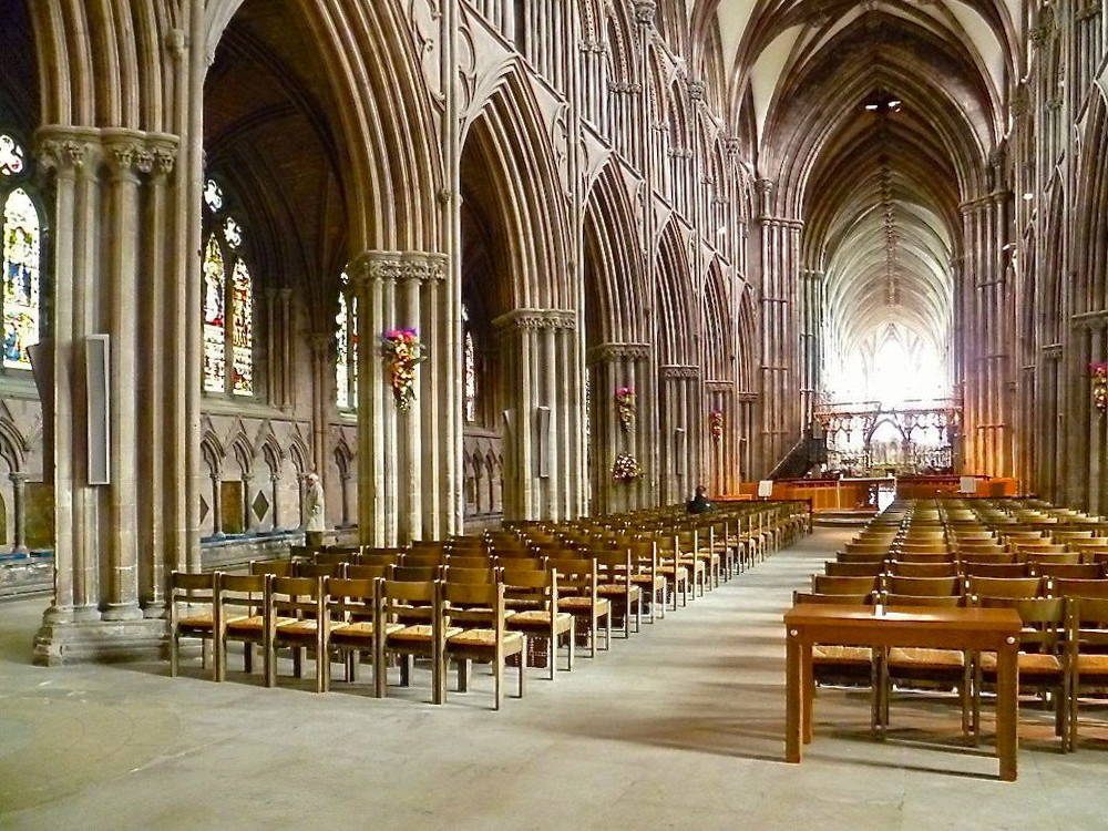 The Lichfield Cathedral - 700 - Sir George Gilbert Scott - England.