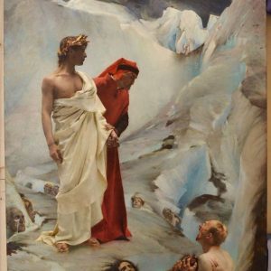 Dante and Virgil in Hell - Gustave Courtois - 1879 - France | Academia Aesthetics