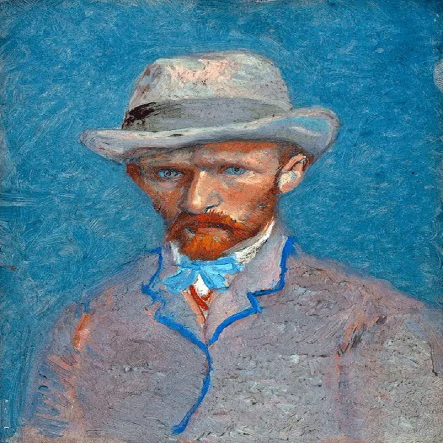 Portrait of Theo van Gogh - Vincent van Gogh - 1887 - France | Academia Aesthetics