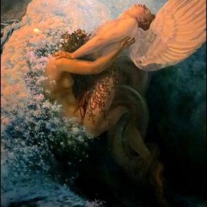 Carlos Schwabe's "Spleen et Idéal" was created in 1907 and depicts two figures engaged in sexual activity. This forms part of the "Spleen et Ideal" series | Read more on AcademiaAesthetics.com