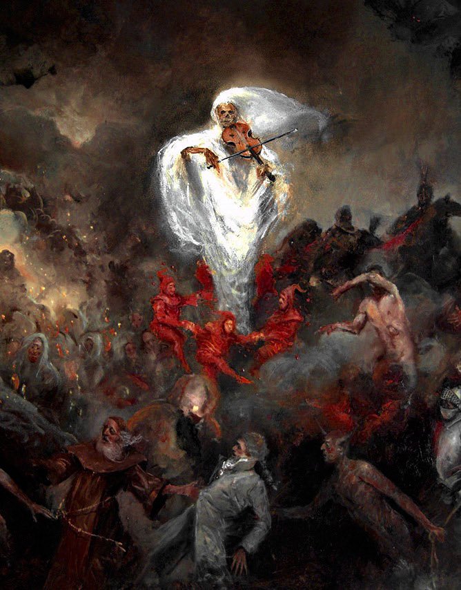 Requiem (Latin for "rest in peace") is an oil painting by contemporary Spanish artist Ignacio Trelis. It also relates to the Catholic Prayer for the Dead | Academia Aesthetics