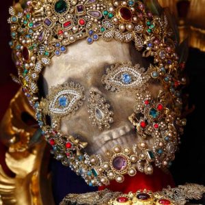 The Bejeweled Skeleton of Saint Felix is a macabre religious artefact, photographed by Paul Koudounaris, and featured in his book "Heavenly Bodies" | Academia Aesthetics