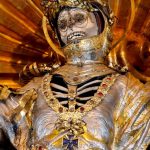 The Bejeweled Skeleton of Saint Maximus is a macabre religious artefact, photographed by Paul Koudounaris, and featured in his book "Heavenly Bodies" | Academia Aesthetics