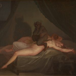 Nightmare is a chilling masterpiece by Nicolai Abraham Abildgaard that depicts two women: one peacefully asleep, the other locked in a nightmare | Academia Aesthetics
